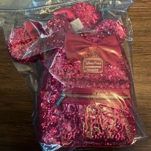 Pick Sequence Disney Loungefly bag with Ears.